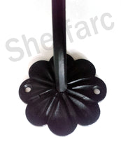 Ornamental wrought iron grab handle, mobility aid - rail - bar - style 2 - www.sheffarc.com