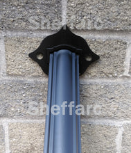 Adjustable wrought iron style handrail with newel post - www.sheffarc.com