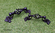 Ornamental wrought iron metal grab handle mobility aid - rail - bar - style 3 - www.sheffarc.com