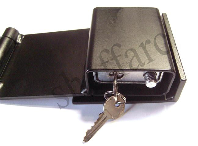 Sturdy 50mm Locking Hasp With Screws – Great For Doors, Gates, And Boxes