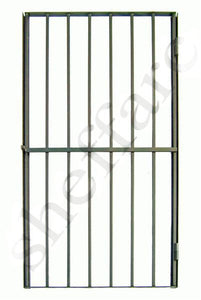 Hinged door security gate / grille for home, office or garage