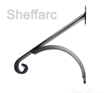 1 or 2 Step Wall Mounted Steel mobility aid Handrail - www.sheffarc.com