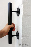 Round bar metal grab handle, mobility aid - rail - style 7 - www.sheffarc.com