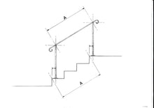 Set-Size wrought Iron handrail with Posts for cementing into ground - www.sheffarc.com