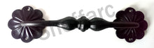 Ornamental wrought iron grab handle, mobility aid - rail - bar - style 2