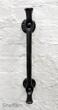 Rustic / Gothic ornamental wrought iron grab handle mobility aid - rail - bar - style 4 - www.sheffarc.com