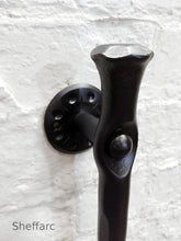 Rustic / Gothic ornamental wrought iron grab handle mobility aid - rail - bar - style 4 - www.sheffarc.com
