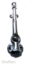 Rustic / Gothic ornamental wrought iron grab handle mobility aid - rail - bar - style 4 - www.sheffarc.com