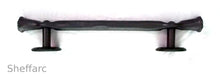 Rustic / Gothic ornamental wrought iron grab handle mobility aid - rail - bar - style 4 - www.sheffarc.com