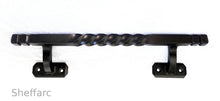 Easy reach offset ornamental mobility aid grab handle - rail - bar - style 5 - www.sheffarc.com