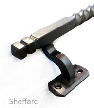Easy reach offset ornamental mobility aid grab handle - rail - bar - style 5 - www.sheffarc.com
