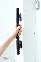 Easy reach offset ornamental mobility aid grab handle - rail - bar - style 5 - www.sheffarc.com