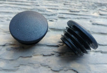 Round Steel Handrail, Stair mobility grab bar with wrought iron ball or flat end - www.sheffarc.com