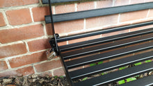 Wall Mounted seating,  Foldaway / Fold up Metal Garden Seat / Bench / Chair, space saving