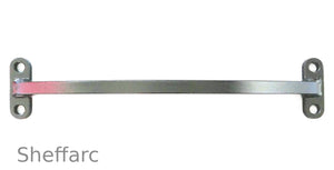 Arched wrought iron metal mobility aid grab handle - rail - bar - style 6 - www.sheffarc.com