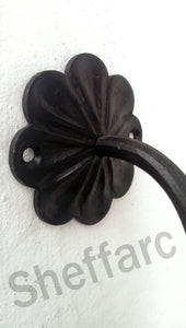 Ornamental wrought iron grab handle, mobility aid - rail - bar - style 2 - www.sheffarc.com