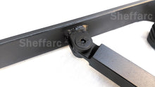 Adjustable wrought iron style handrail with newel post - www.sheffarc.com