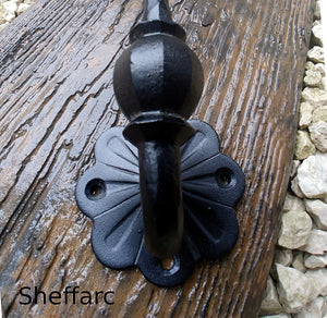 Ornamental metal mobility aid grab handle for elderly - rail - Bar - style 9 - www.sheffarc.com