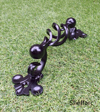 Ornamental wrought iron metal grab handle mobility aid - rail - bar - style 3 - www.sheffarc.com
