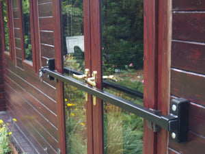 Shed Security - Slide-In Door Garage Security Bar for Office, Shed, Beach Hut - www.sheffarc.com