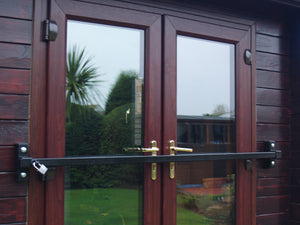 Shed Security - Slide-In Door Garage Security Bar for Office, Shed, Beach Hut - www.sheffarc.com