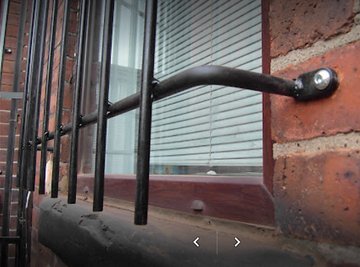 Window security grilles for garage, office and home, raised or flat fi ...