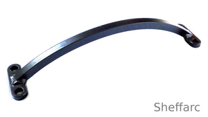 Arched wrought iron metal mobility aid grab handle - rail - bar - style 6 - www.sheffarc.com