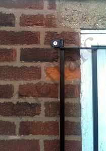 Steel door security grille / gate for home, office or garage - www.sheffarc.com