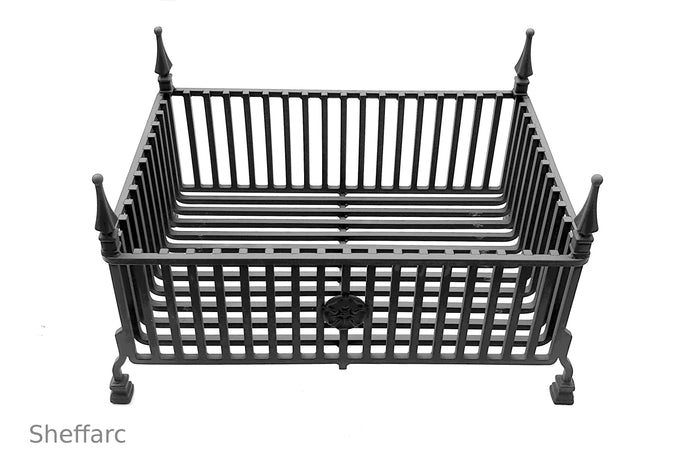 DOG GRATE / FIRE BASKET wood log burner / coal fire - www.sheffarc.com