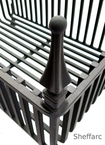 DOG GRATE / FIRE BASKET wood log burner / coal fire - www.sheffarc.com