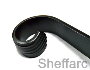 1 or 2 Step Wall Mounted Steel mobility aid Handrail - www.sheffarc.com