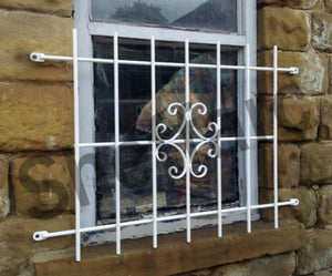 Window security grilles for garage, office and home, Raised or Flat Fixed - www.sheffarc.com