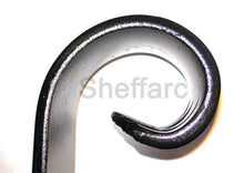 Wall and post fixed - Adjustable angle wrought iron metal handrail for outside garden steps - www.sheffarc.com