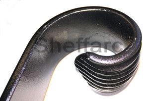 Set-Size wrought Iron handrail + 2 posts with footplates - www.sheffarc.com