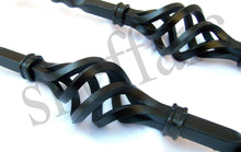 2 x Ornamental security basket on twisted bars - www.sheffarc.com