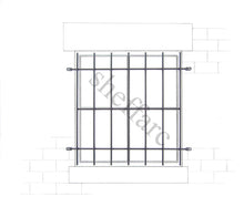 Window security grilles for garage, office and home, Raised or Flat Fixed - www.sheffarc.com