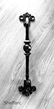 Ornamental sloping mobility aid for elderly / disabled, grab handle / rail / bar - style 13 - www.sheffarc.com