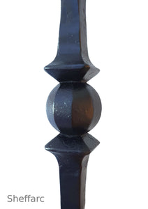 Ornamental mobility aid for elderly / disabled, grab handle / rail / bar - style 12 - www.sheffarc.com