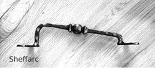 Ornamental sloping mobility aid for elderly / disabled, grab handle / rail / bar - style 13 - www.sheffarc.com