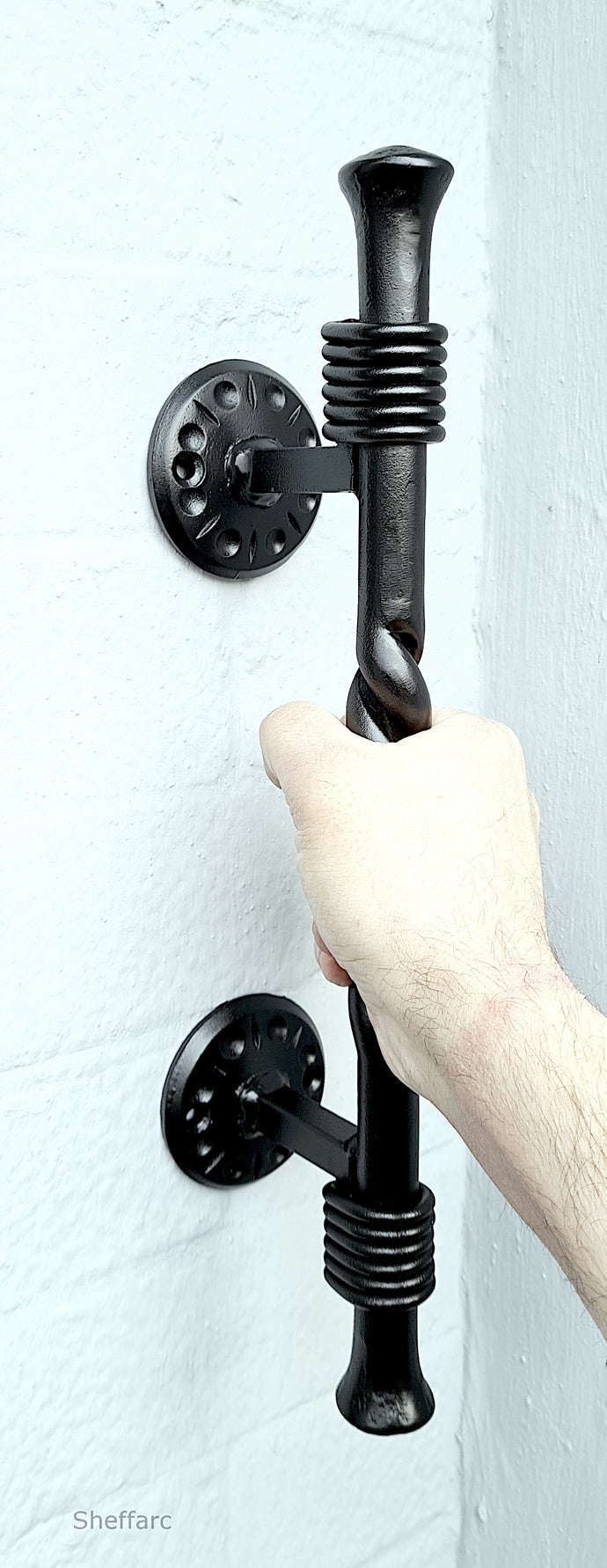 Decorative ornamental grab handle for elderly / disabled / mobility rail / bar - style 16