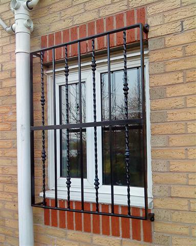 Indoor Security Bars For Windows Ornamental Window Security Grille For