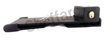 Door Security Hasp and Staple - Heavy Duty with Shielded Lock - www.sheffarc.com